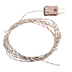 Termopara T średnica 0.2mm długość 2m Wtyk miniaturowy Correge