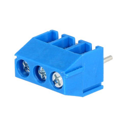 Listwa ARK350-3 listwa 3 pola r-3.5 niebieska do 1.5mm2