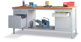 Stół warsztatowy Pavoy 58591-200-000, (S x W x G) 2000 x 900 x 700 mm