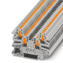 Złączka szynowa 4-przewodowa 2,5mm2 szara PTV 2,5-QUATTRO z zaciska Push in /50szt./