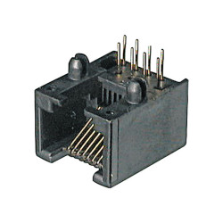 Assmann WSW A-20041/LP 6 Pin RJ12 Socket Black