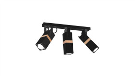 Lampa Sufitowa Vidar Black 3Xgu10 Mlp5402 Milagro