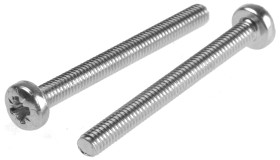 Śruby maszynowe M4 łeb z łbem walcowym soczewkowym Stalowe długość 40.0mm skok 0.70mm