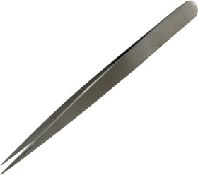 Tweezers, uninsulated, antimagnetic, carbon steel, 120 mm, BYB-7-30L0219