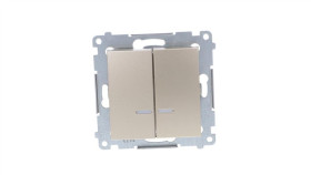 Simon 54 Łącznik Bryzgoszczelny Świecznikowy Ip44 Z Podświetleniem,...