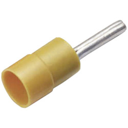 Cimco 180220 Pin Terminal Partially Insulated Yellow 0.10-0.40mm&#xB2;