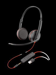 209747-201 Headset, USB/jack, stereo, Blackwire C3225, bulk