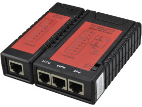 Tester kabli sieciowych POE, RJ45/RJ12 LED NEKU