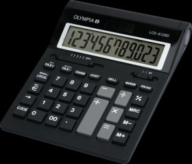 941911006 Desktop calculator, LCD 612 SD, black