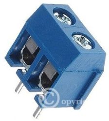 LISTWA ZACISKOWA AK/ARK 5.00mm h=10mm 2 PINY (5 SZTUK) AK500-2