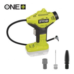 Zestaw Ryobi Szlifierka kątowa 115 mm 18V, kompresor wysokociśnieniowy, akumulator 4.0Ah, ładowarka i torba