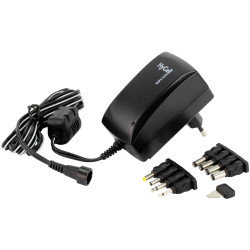 HyCell 1201-0009 Universal PSU Adjustable Voltage 8 Connectors 27 W Euro Plug