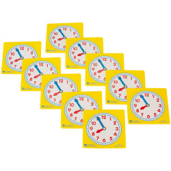 Learning Resources Pupil Clock Dials, Set Of 10