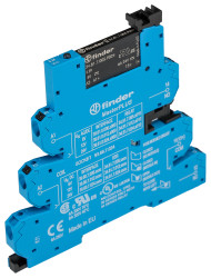 Moduł styczników sprzęgających Finder 6 A 24 V DC SPNO PLC, montaż na szynie DIN