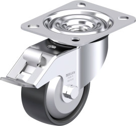 Blickle 749670 LE-PP 80G-FI-FA Rolka obrotowa z blachy stalowej Średnica koła: 80 mm Maksymalne obciążenie: 120 kg 1 szt