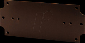 22001200 Euromas mounting plate, 230 x 110 x 2 mm