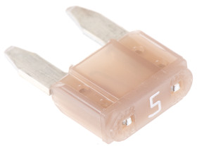 Bezpiecznik samochodowy, 5A kolor Brązowy, Littelfuse 32V dc