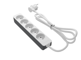 Przedłużacz 1.5m 5 gniazda typ Typ E - gniazdo francuskie Typ E – francuski 16A 250 V