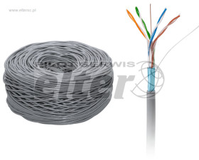 Przewód skrętka CAT5 FTP drut ekran. 4x2/0.5CCA