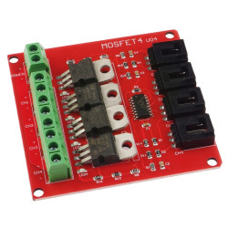 Moduł mocy z czterema tranzystorami MOSFET IRF540
