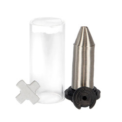 Szklana osłona, filtr sprężynowy, biały filtr do kolby stacji rozlutowniczej YIhua 948