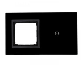 Simon Touch ramki Panel dotykowy S54 Touch, 2 moduły, 1 pole dotykowe + 1 otwór na osprzęt S54, zastygła lawa DSTR210/73