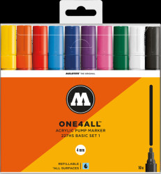 444987 Acrylic markers, 4 mm, 10 colours