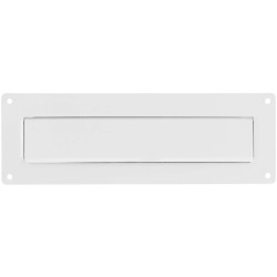 Burg W&#xE4;chter 32470 PORTA 796 W Letter Plate Aluminium Steel White