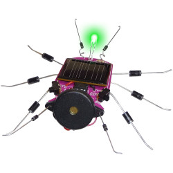Whadda WSAK185 Solar Bug with Cricket Chirp Sound Build Your Own Kit