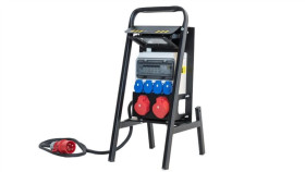 Rozdzielnica Budowlana Erb32r4 Z Oświetleniem, Na Stojaku, Ip54, Gniazda: 2X...