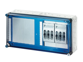 Skrzynka Mi z rozł. bezp. mocy, IP 65, wlk. 4, szyny zb. 400 A, 2xNH 00, 125 A, 3-bieg. +PE+N Mi 6427 2000738