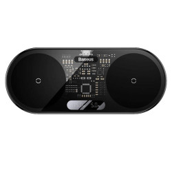 Podwójna ładowarka indukcyjna 20W QI Baseus WXSX010101