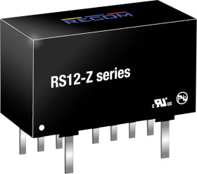 RECOM RS12-2412SZ Przetwornica DC/DC, do PCB 1 A 12 W Ilość wyjść: 1 x Content 1 szt.