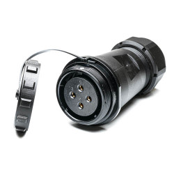 Złącze wielostykowe przemysłowe 4-pinowe Montaż na kablu Gniazdo RS PRO