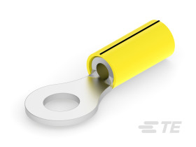 Zacisk oczkowy Ø , M6 (1/4) izolowany Czarny TE Connectivity