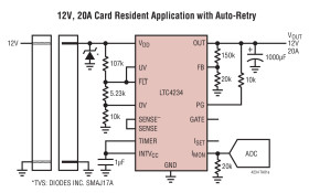 20A Guaranteed SOA Hot Swap Controller