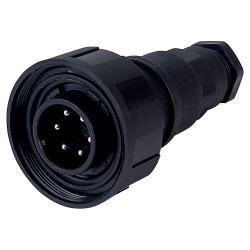 Bulgin PX0739/P 6 Pole IP68 Pin Connector Standard Buccaneer Flex Cable Mount 3A