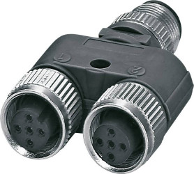 Phoenix Contact 1514029 Rozdzielacz i adapter czujnika/aktuatora M12 adapter, kształt Y Ilość pinów: 5 5 szt.
