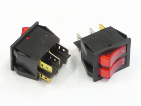 Przełącznik MK-321 KCD2-4-2101N 230V AC podświetlany ON-OFF