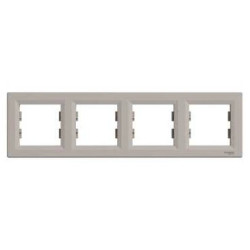 ASFORA Ramka 4-krotna pozioma brąz EPH5800469