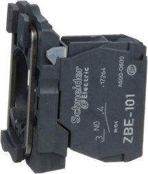 Auxiliary switch block, 1 Form A (N/O), 240 V, 3 A, ZB5AZ101