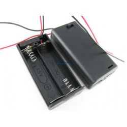 koszyk baterii R06 ( AA ) x 2 szt z pokrywką i włącznikiem