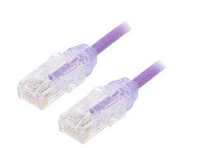 UTP28SP0.5MVL Patch cord TX6-28™,U/UTP 6 linka Cu LSZH fioletowy 0,5m