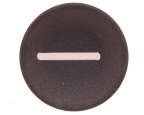 Wkładka do przycisku 22mm płaska czarna z symbolem START I M22-XD-S-X1 218166