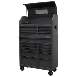 Sealey AP41BESTACK Tool Chest 17 Drawer Combi Soft Close Drawers &#x2B; Power Bar