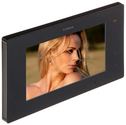 Wielofunkcyjny monitor przeznaczony do pracy w systemie VIDOS DUO o przekątnej 7 cali 800 x 480 pix M1021B