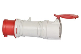 Reduktor wtyczka 16A 5p na gniazdo 16A 4p