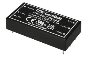 Przetwornica DC-DC, 20W, Uwe 8,5 → 160 V DC, Uwy 12V dc, Iwy 833mA, TDK-Lambda