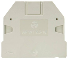 Wieland Electric 07.313.2555.0 Płyta zamykająca szary 10 szt.