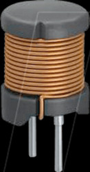 07HVP-102K-51 Vertical inductor, 07HVP, ferrite, 1 mH
